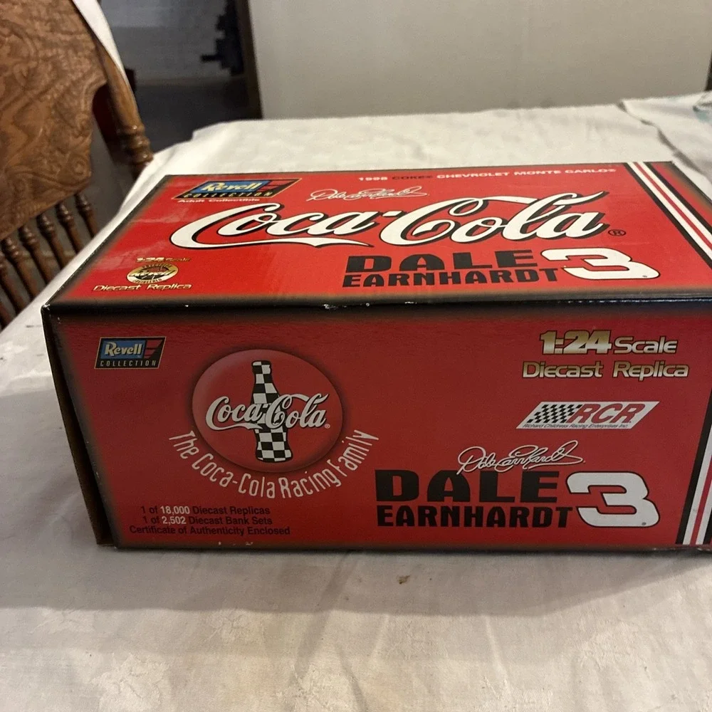 Revell 1:24 Coca-Cola Dale Earnhardt #3 1998 Chevrolet Monte Carlo Diecast Car